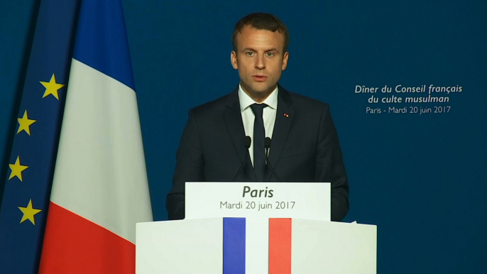 Discours d'Emmanuel Macron lors de la rupture du jeûne au Conseil français du culte musulman