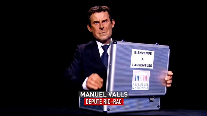 "Les Guignols" imaginent ce que Manuel Valls va amener avec à l'Assemblée Nationale - Regardez