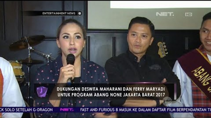 Deswita dan Ferry Maryadi Mendukung Adanya Program Abang None Jakarta Barat 2017