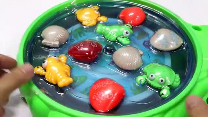 Learning Sea Creatures for Children with Sea Creatures Fishing Toy