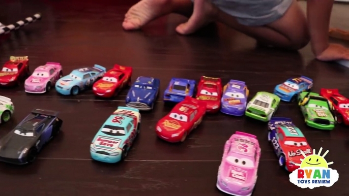 CARS 3 DISNEY PIXAR Biggest Surprise Toys Collection Opening! Lightning McQueen Car Race K