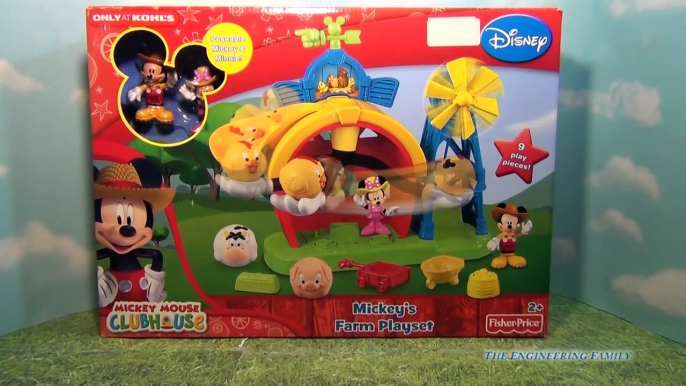 Animaux ferme souris jouet Mickey clubhouse mickeys playset minnie disney