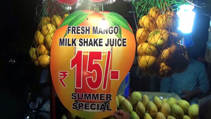 Mango smoothies with greasy fresh cream from India