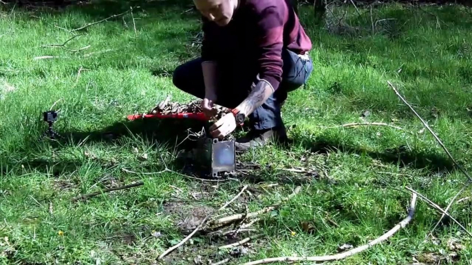 Bushcraft challe - Starting a fire without a light