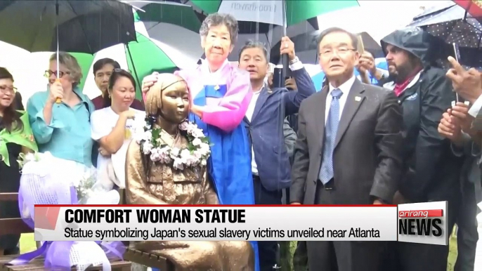 Statue symbolizing Japan's sexual slavery victims unveiled near Atlanta