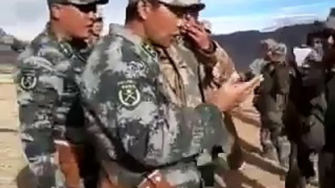 Chinese Army and indian Army Face to Face  in  sikkim border .सीमा तनाव गहिरियो ,भारत माथि संकट|