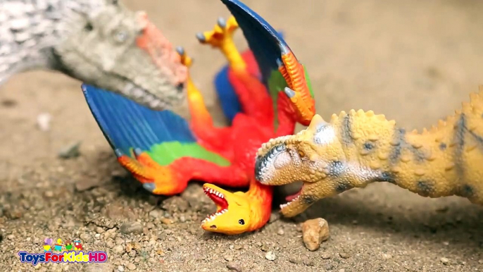 Vios para niños Yutyrannus v_s Rajasaurus  Schleich Dinosaurios de Juguete