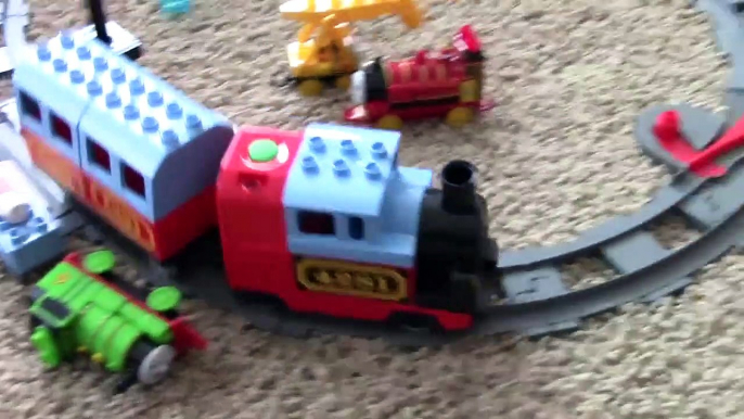 Thomas and Friends Wooden Railway _ Thomas Trainasd and Lego Duplo Playt