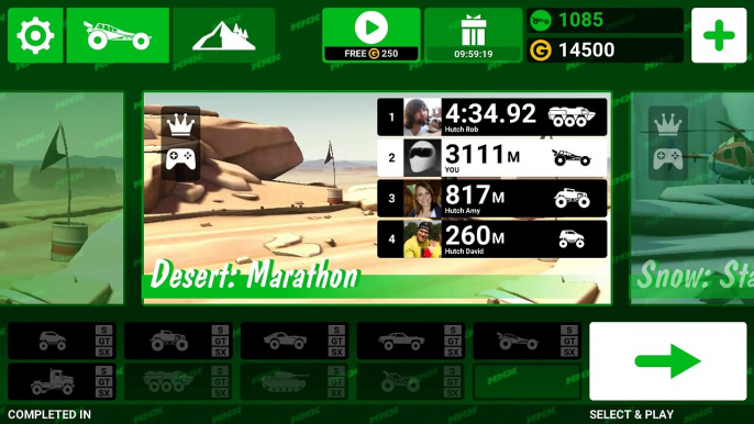 All Vehicles Unlocked - Trophy Truck, APC, Racer, Lowrider, Tank MMX Hill Dash / Climb Rac