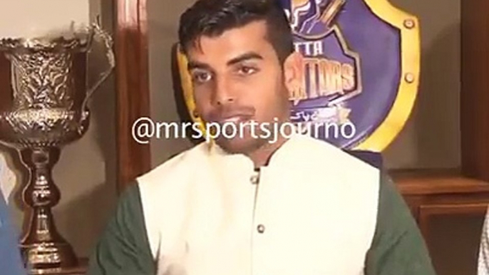 shadab khan answer on his confidence against yuvraj singh wicket