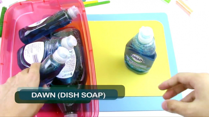 How To Make Dish Soap Slime! Giant Fluffy Slime without shaving cream, borax, baking soda, detergent