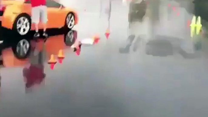 Ferrari Supercar Crash