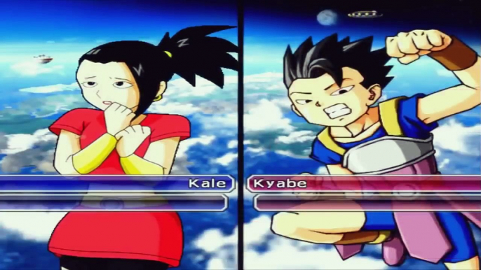 Dragon Ball Z Budokai Tenkaichi 3 Kale SSJ Legendaria Vs Kyabe,Gohan Místico,Majin Buu Ski