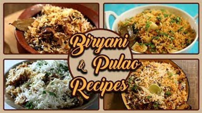 Biryani And Pulao Recipes In Marathi | Ramadan Recipes | Biryani Recipe | Pulao Recipe | Eid Special