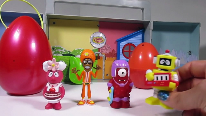 Y huevos huevos huevos Jugar-doh sorpresa juguetes se Gabba gabba brobee plexo muno foofa