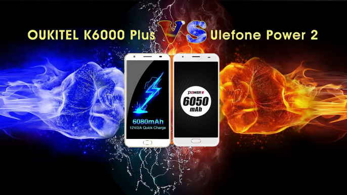 Oukitel K6000 Plus vs. Ulefone Power 2, ¿cuál es mejor?