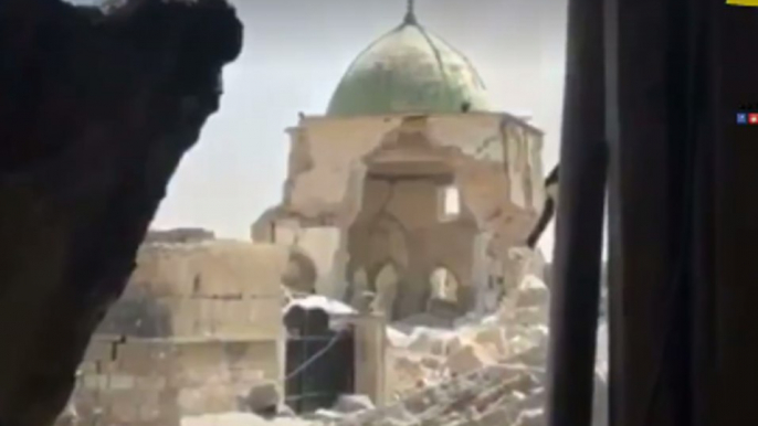 Video Shows Ruins of al-Nuri Mosque as Iraqi Forces Reclaim Area of Old Mosul