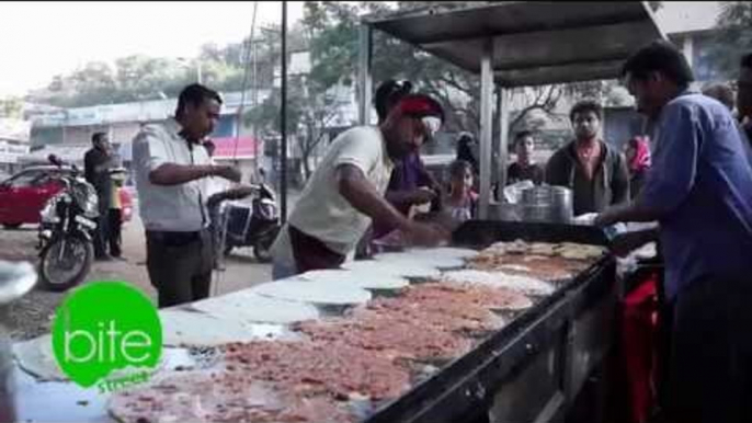 Hyderabad Street Dosa - Indian Street Food -Panner Dosa - Cream Dosa - Pizza Dosa