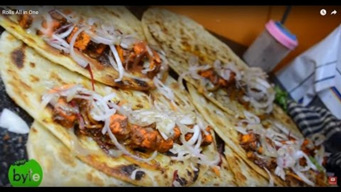 Panner Roll, Chicken Roll, Mushroom Roll, Amazing Rolls, Hyderabad Street Food