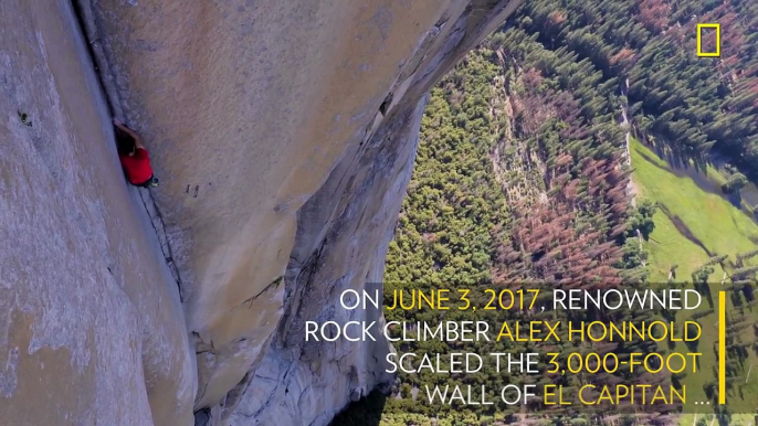 See First Video of Most Dangerous Rope Free Climb Ever (Alex Honnold) | National Geographi