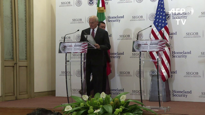 México y EEUU hablan de cooperación, Trump insiste en el muro