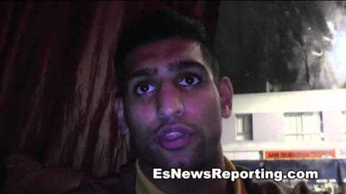 Amir Khan on Fighting Floyd Mayweather - EsNews Boxing