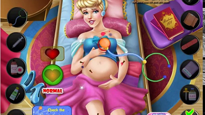 Princesse enceinte Cendrillon urgence docteur des jeux née bébé des jeux