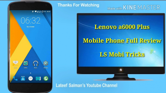 Lenovo a6000 Plus 4G Smart Mobile Phone Review