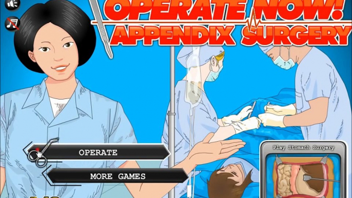 OPERATE NOW : APPENDIX SURGERY | Play Surgery Games