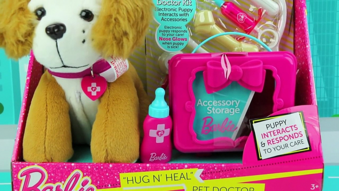 Barbie Hug N’ Heal Pet Doctor Set Toy Review. DisneyToysFan. , Animated Movies cartoons 2017 & 2018 , animated cartoons  2017 & 2018
