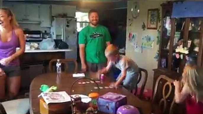 Kids And Baby Gender Reveals Compilation That moment you learn you're getting another sibling.