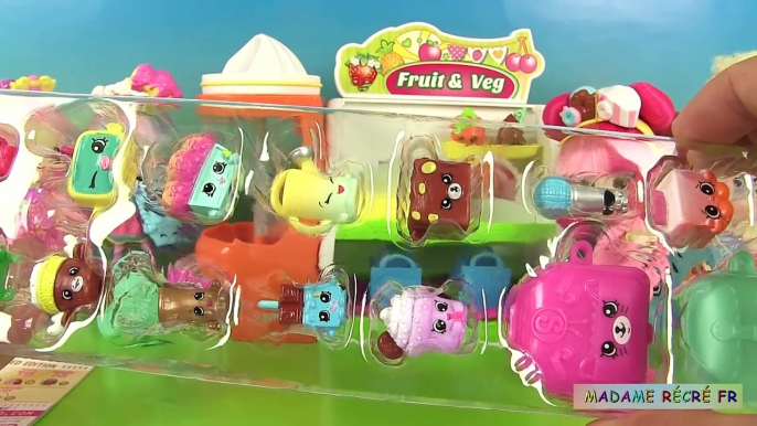 Jouets Shopkins Supermarché Fruits et Légumes et Poupées Shoppies