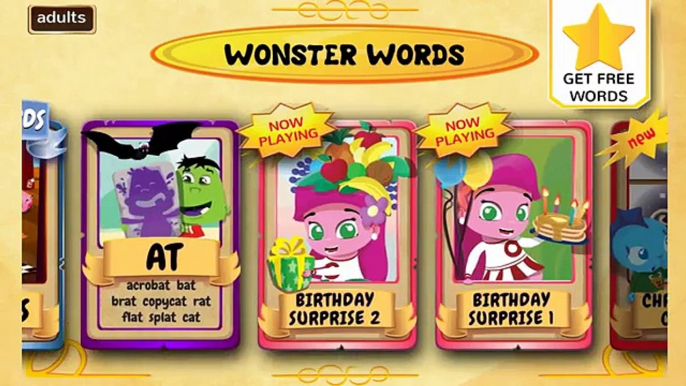 Wonster words surprise games ABC, Phonics and Letter games School kids