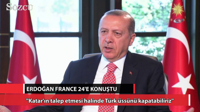 Cumhurbaşkanı Erdoğan France 24’e konuştu