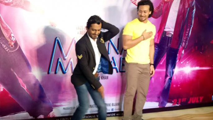 Nawazuddin Siddiqui and Tiger Shroff Dance Face Off LIVE On Swag Song From Munna Michael