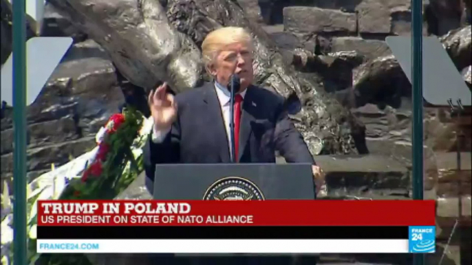 Trump in Poland: "For Americans, Poland has been a symbol of hope"