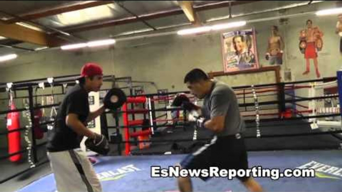 brandon rios vs manny pacquiao rios first day in camp - EsNews Boxing