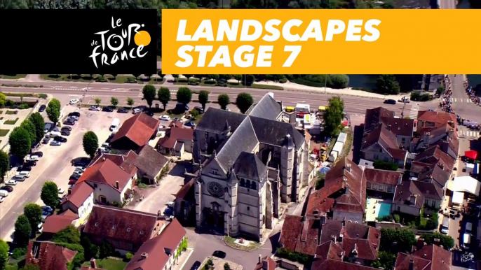 Paysages du jour / Landscapes of the day - Étape 7 / Stage 7 - Tour de France 2017