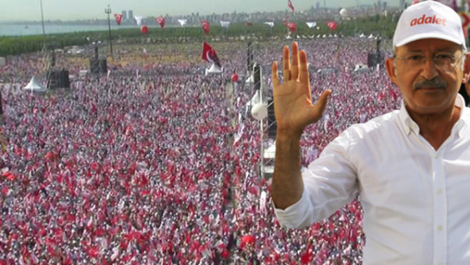 Kılıçdaroğlu Maltepe Miting Alanına Varmak İçin Adalet Yürüyüşü'nün Son Etabına Başladı