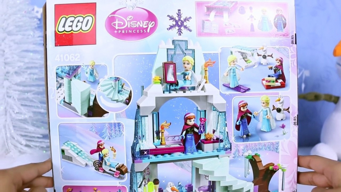 Construir Castillo de Elsa congelado hielo Niños Nuevo princesa Informe espumoso juguete lego Disney 41062