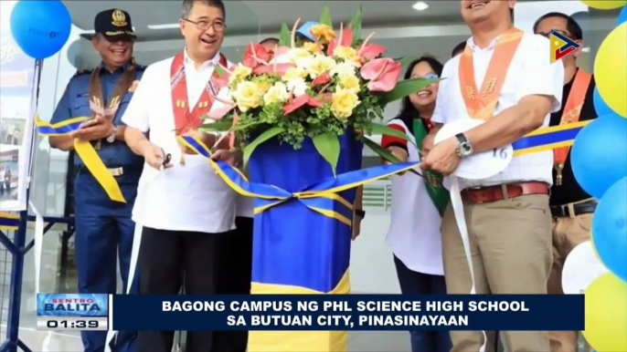 Bagong campus ng PHL Science High School sa Butuan City, pinasinayaan