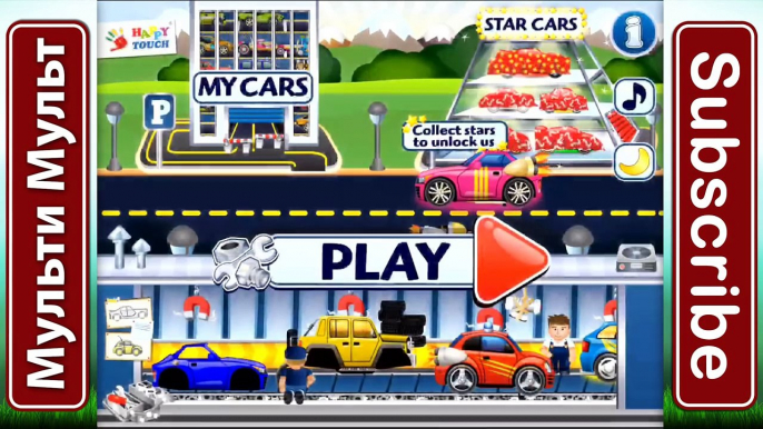 Aplicación coches sueño para juego Niños de dibujos animados sobre los coches de reparación de automóviles de taxi Fory