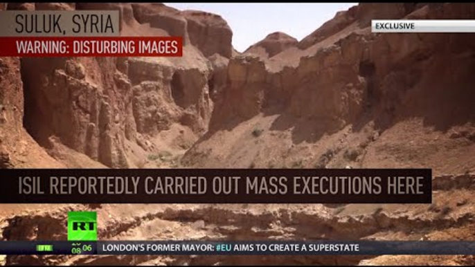 ‘Thousands of bodies in ravine’: ISIS mass execution site reportedly discovered in Syria