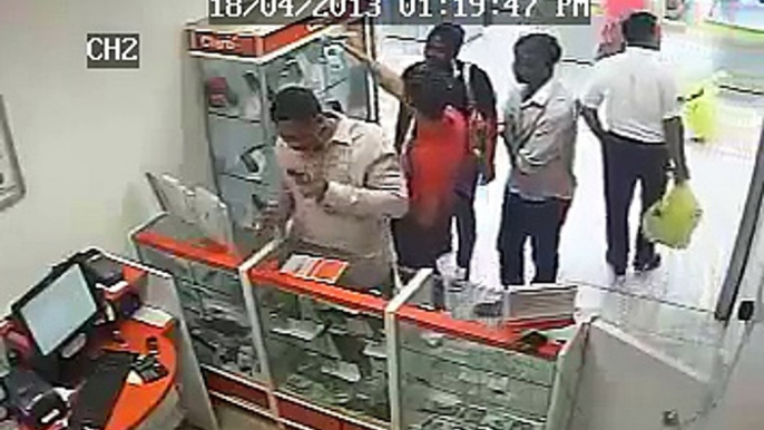 Man Stealing From a Shop