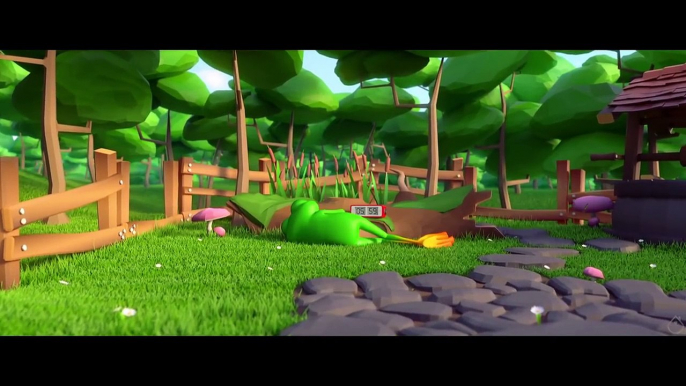 Animated Short Film "Frog Bits Snooze Or Lose It" by Splinehouse Animations