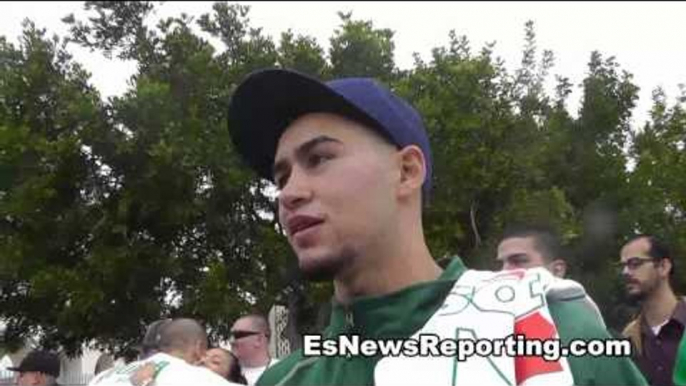 Javier and Oscar Molina on Amir Khan vs Carlos Molina - esnews boxing