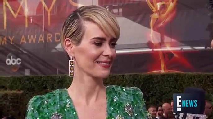 Sarah Paulson Has Not Watched The People v. O.J. Simpson | E! Live from the Red Carpet