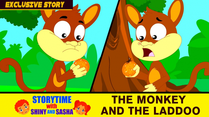 EXCLUSIVE Kids Stories 2017 | The Monkey and The Laddoo | Animated English Stories | Bedtime Stories