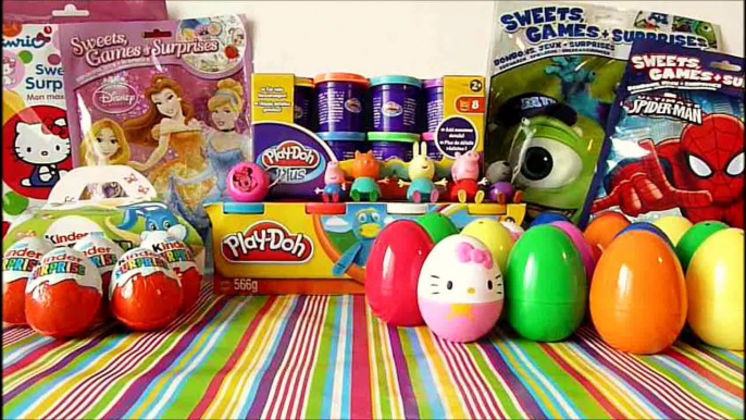 Des boites des œufs gelé géant mystère 55 surprise surprise playdoh mlp minecraft cars2 tr