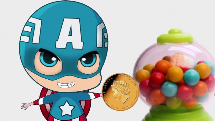 Bloody Hulk Gumball Machine | Animated Superheroes in Real Life MonKey Gold TV ドラえもんとスパイダー